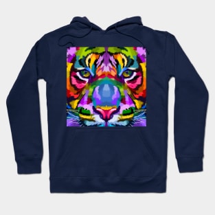 Colourful Lion's head Hoodie